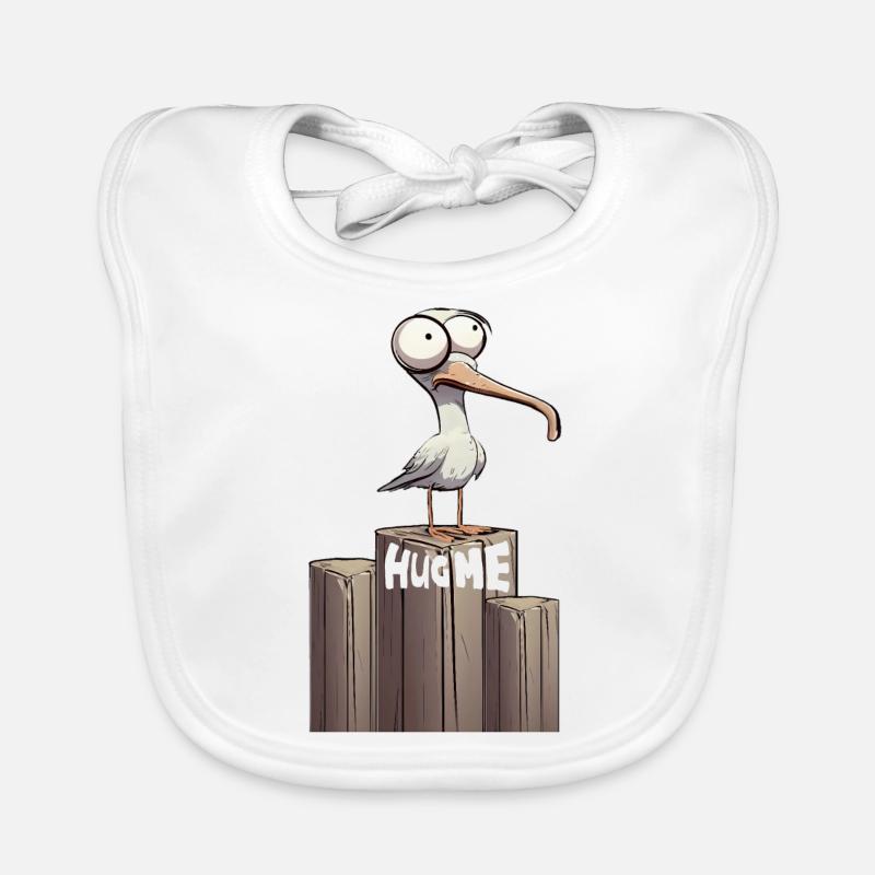 Hug me! Umarme mich Baby Bio-Lätzchen