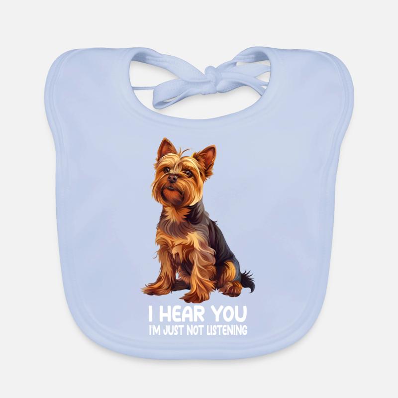 Yorkshire Terrier Baby Bio-Lätzchen