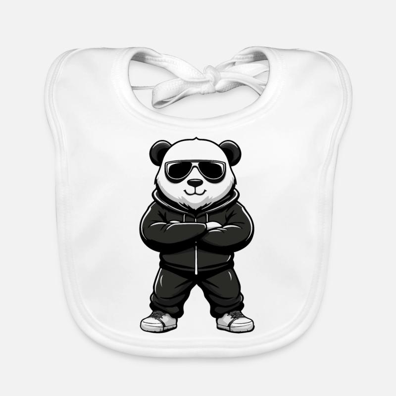 panda Baby Bio-Lätzchen