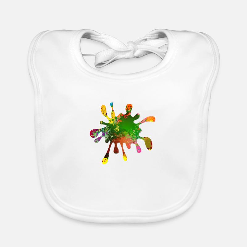 Farbklecks Organic Baby Bibs