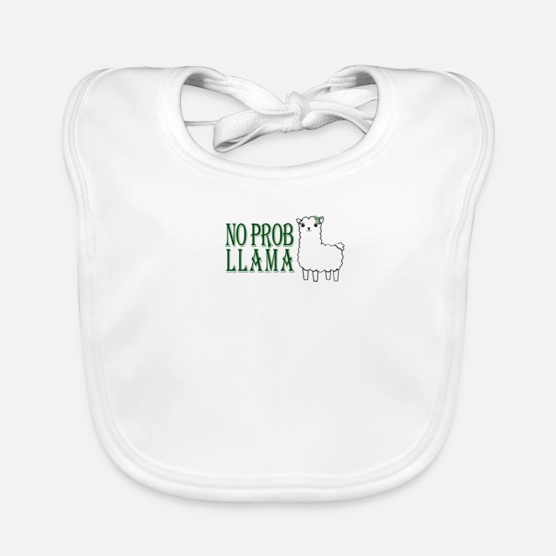No Prob Llama Spanish Llama Organic Baby Bibs