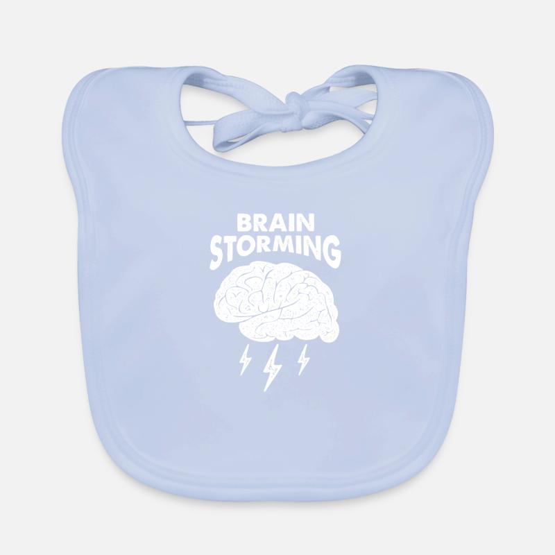 Brain Power Brain Storming Brain Storm Organic Baby Bibs