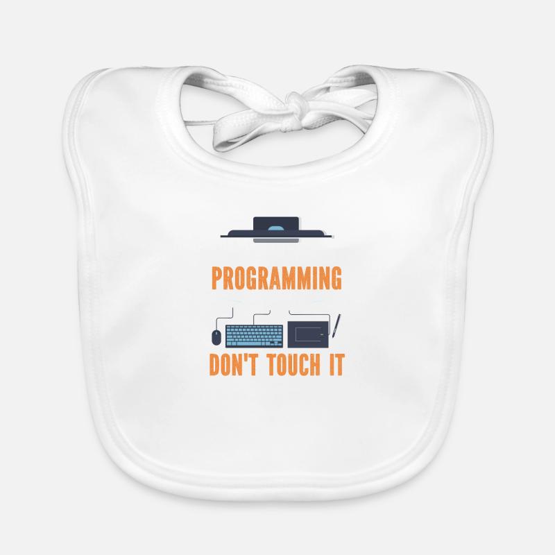 Programmierer Programmierung Code Computer Baby Bio-Lätzchen