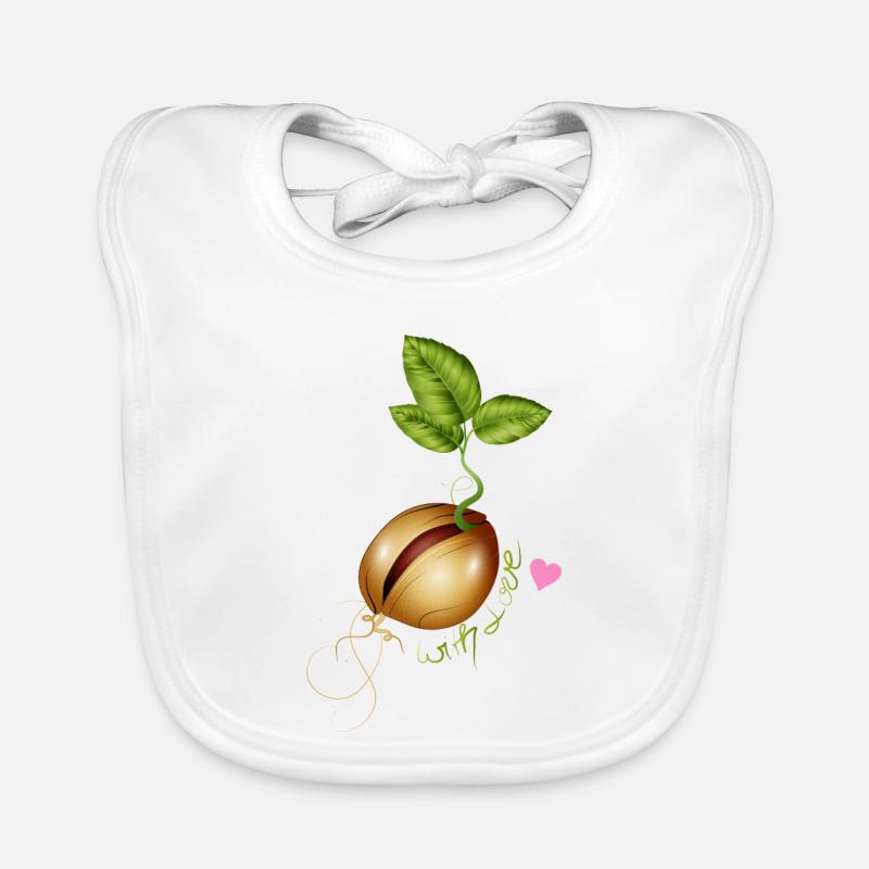germination de graines - jardinage avec amour Bavoir bio Bébé