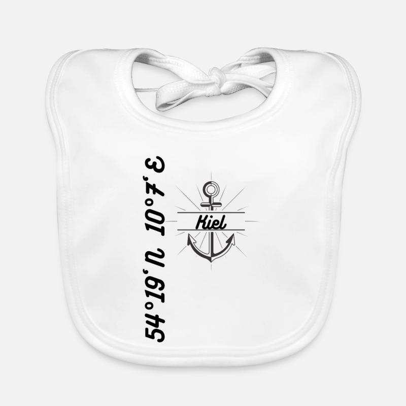 Kiel coordonne Design Maritim Bavoir bio Bébé