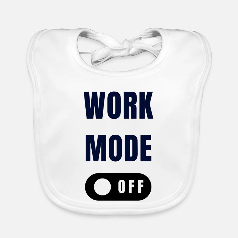 Work Mode Toggle Design Organic Baby Bibs
