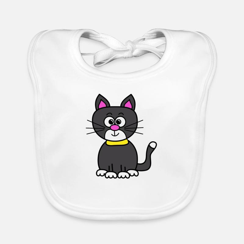 Chat Bavoir bio Bébé