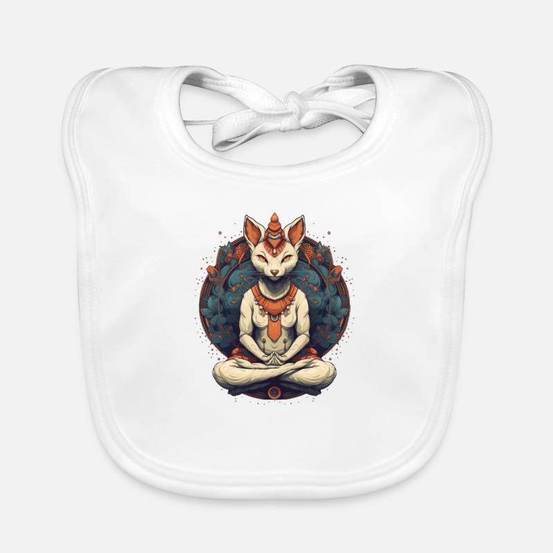 Chat de yoga Bavoir bio Bébé