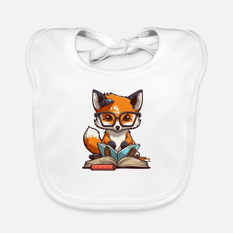 Bookish Fox Organic Baby Bibs