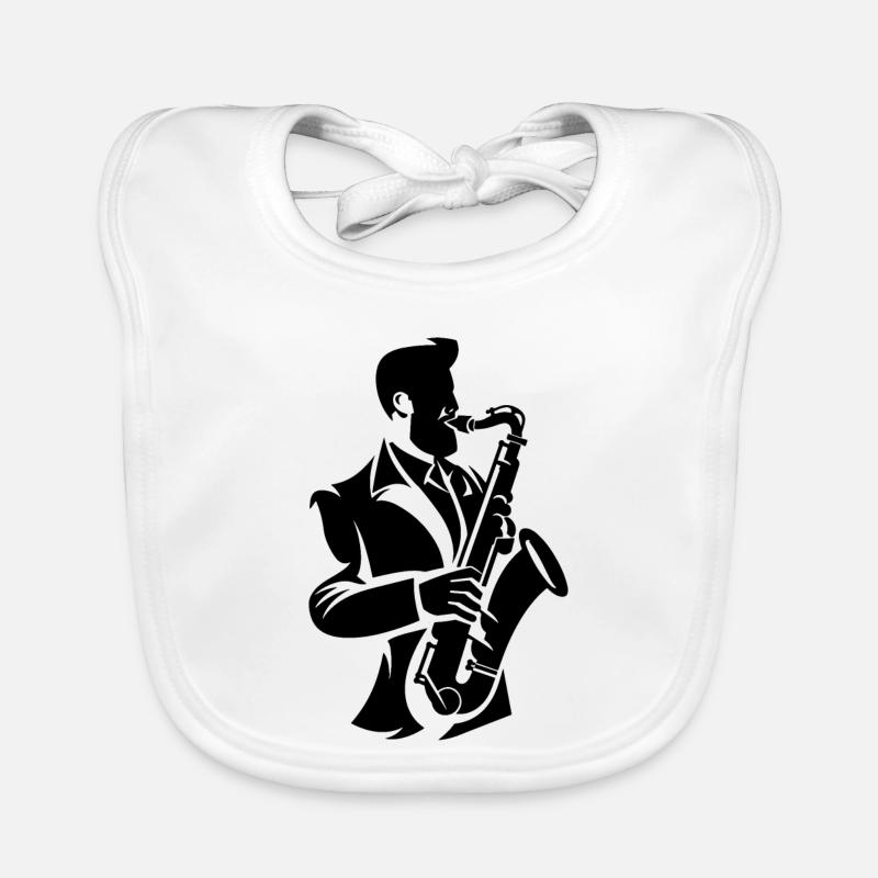 Saxophonist Baby Bio-Lätzchen