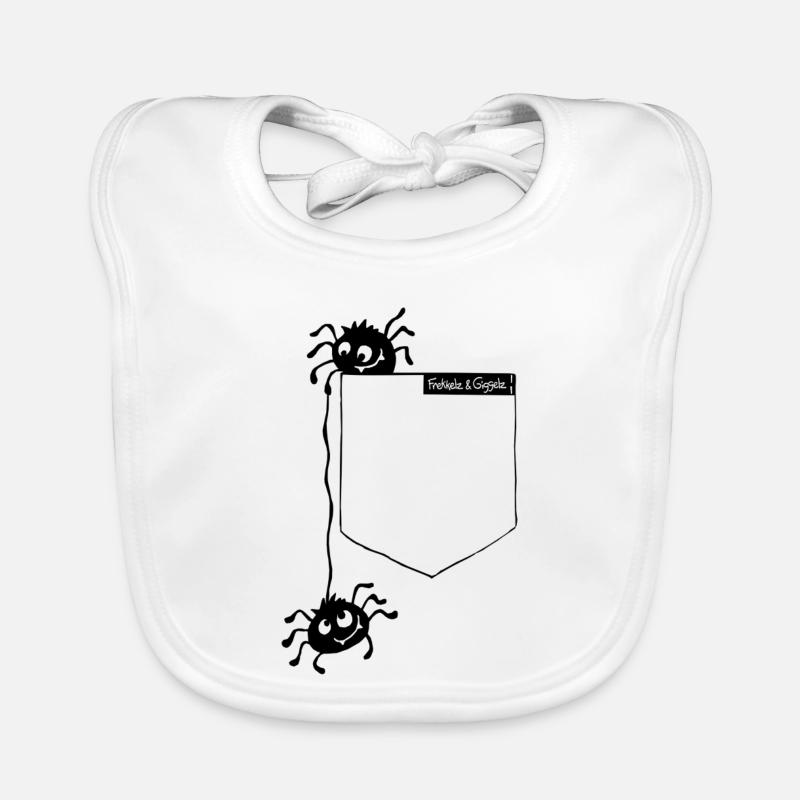 Spinnentierchen Baby Bio-Lätzchen