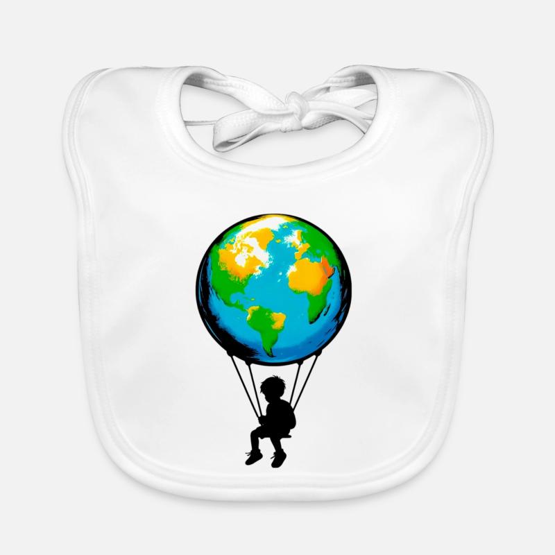 Planet Erde Baby Bio-Lätzchen