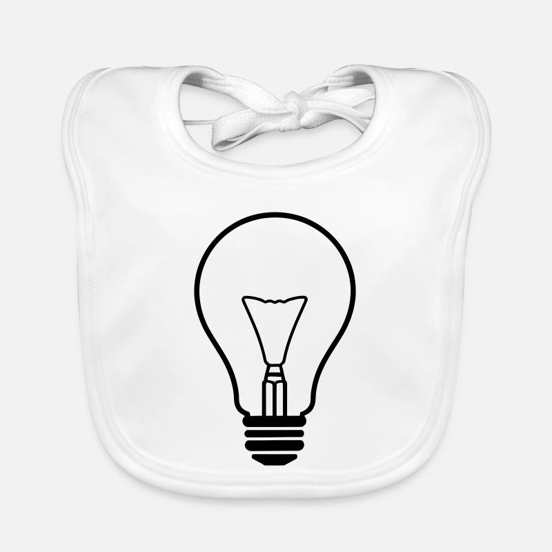 Conception d’ampoule créative lumineuse Bavoir bio Bébé