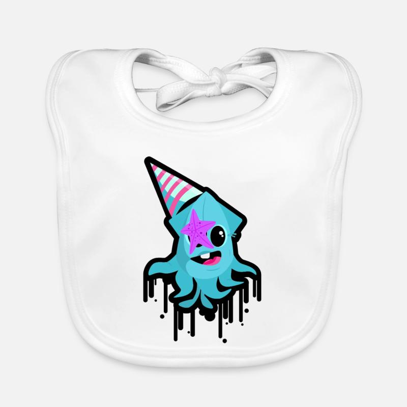 Wild octopus Organic Baby Bibs