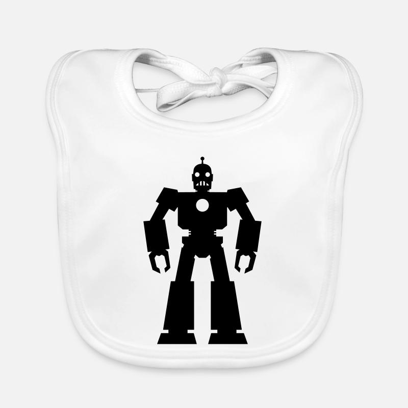 Roboter – KI Technik Sci-Fi Nerd Design Baby Bio-Lätzchen
