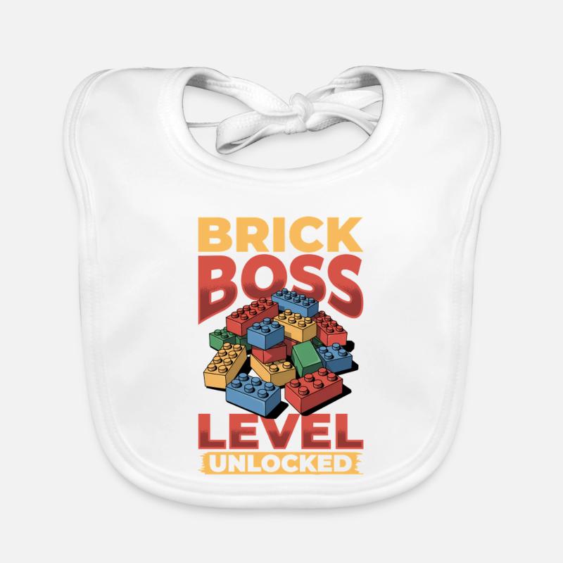 Building Blocks Kids Brick Builder Baby Bio-Lätzchen