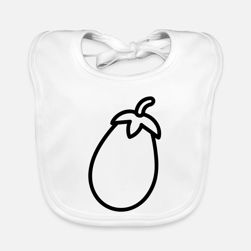 eggplant Organic Baby Bibs