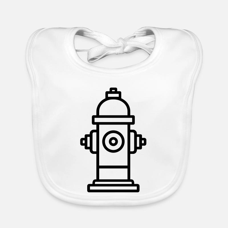 Fire hydrant Organic Baby Bibs