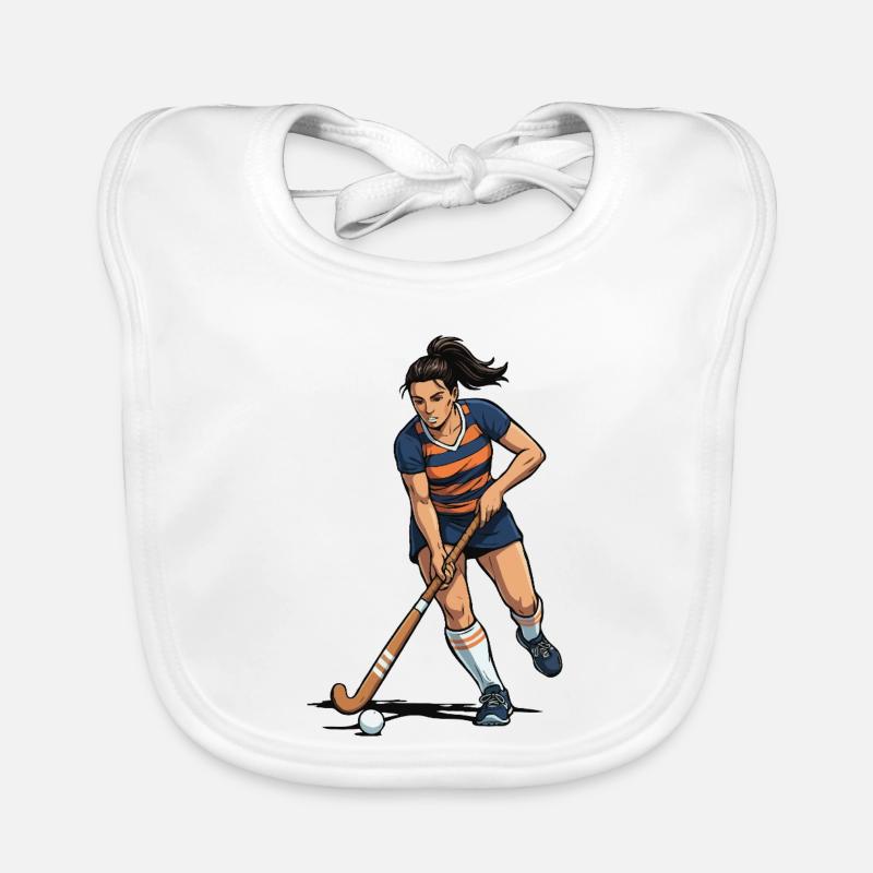 Eishockeyspieler im Einsatz Baby Bio-Lätzchen