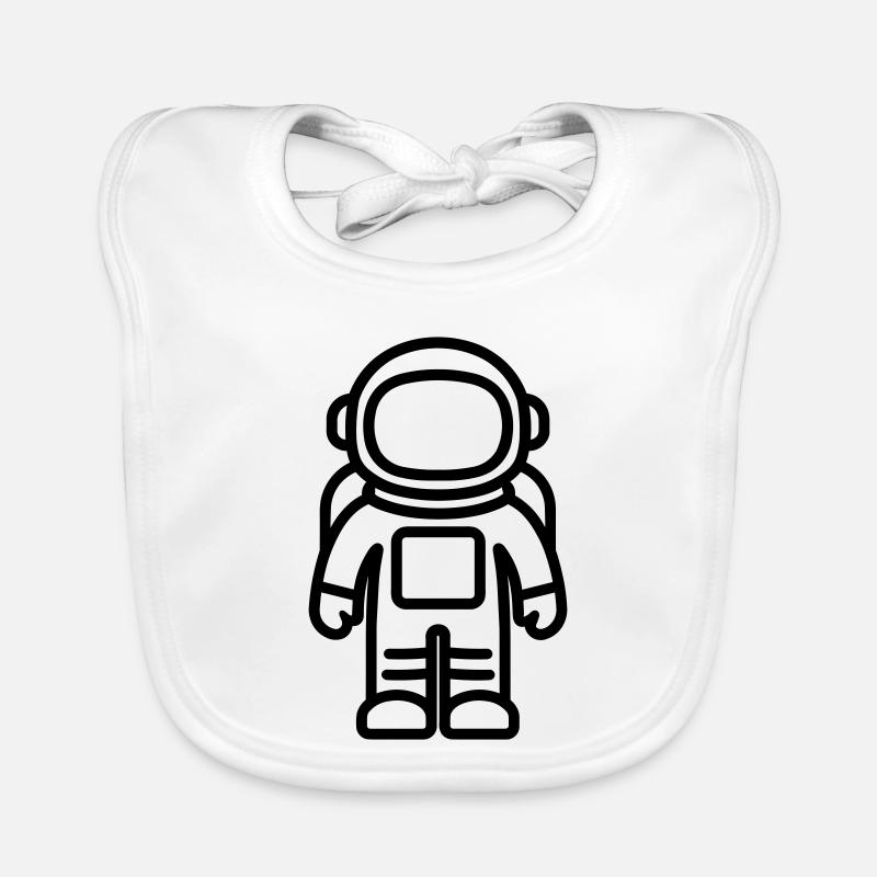 Astronaut Baby Bio-Lätzchen