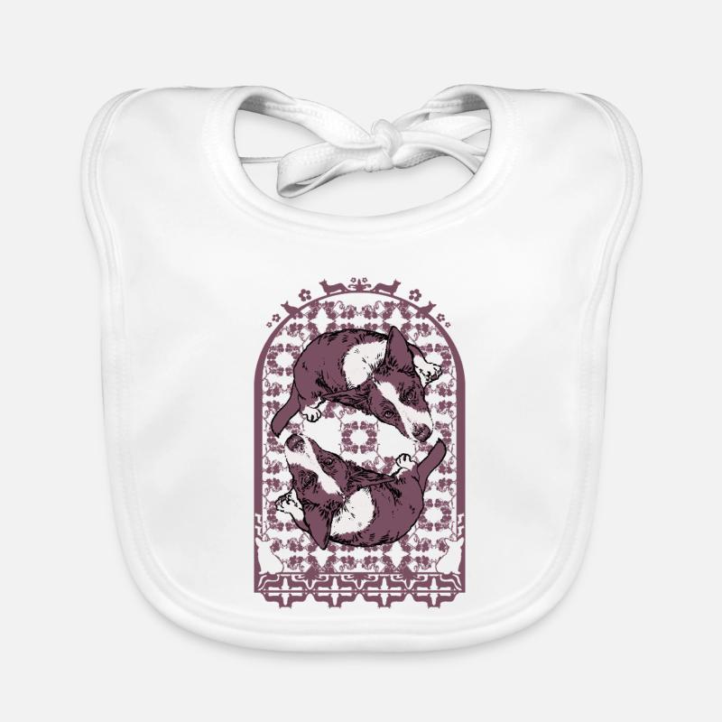 CORGI-KOMPOSITION Baby Bio-Lätzchen