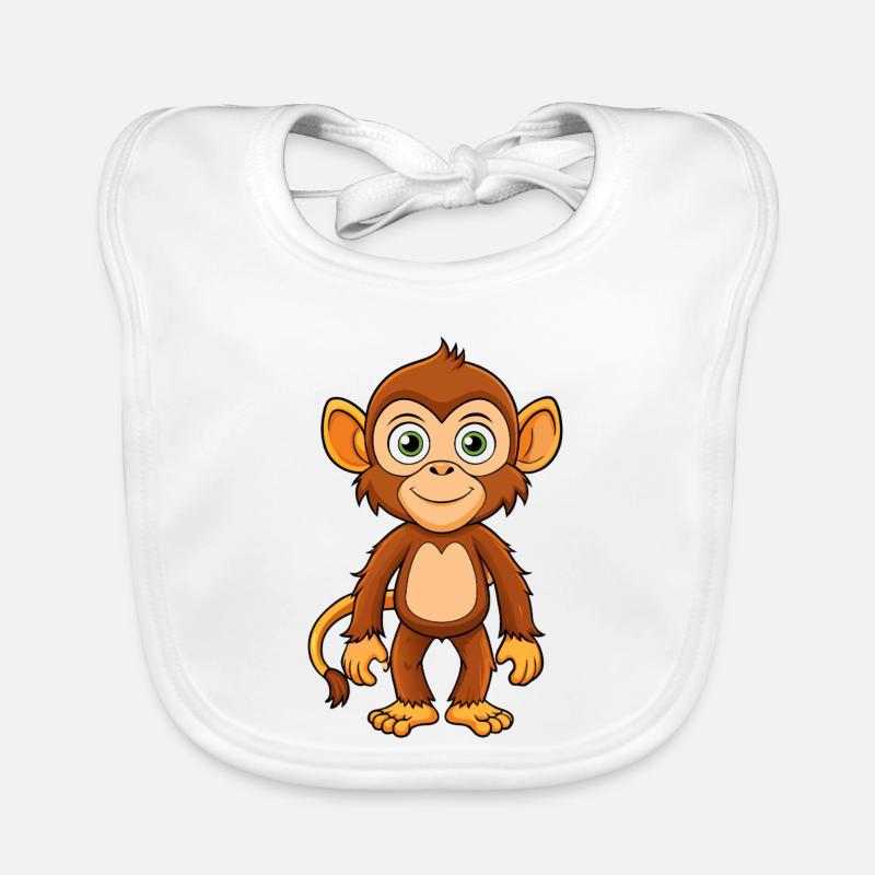 Affe Baby Bio-Lätzchen