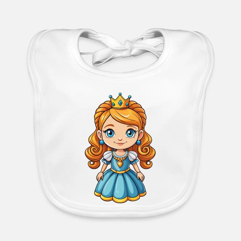Petite princesse Bavoir bio Bébé