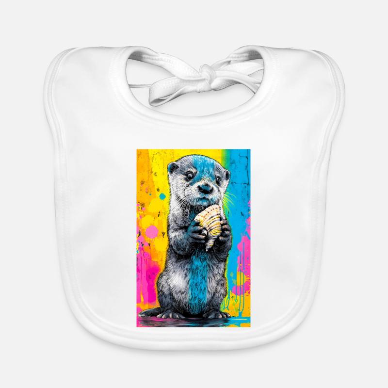 otter Organic Baby Bibs