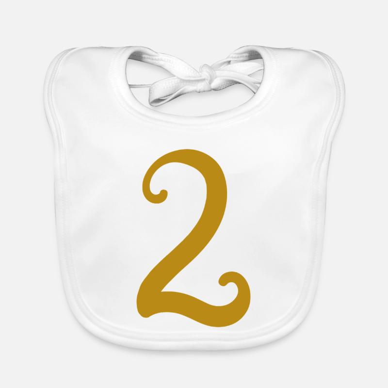 2 Organic Baby Bibs