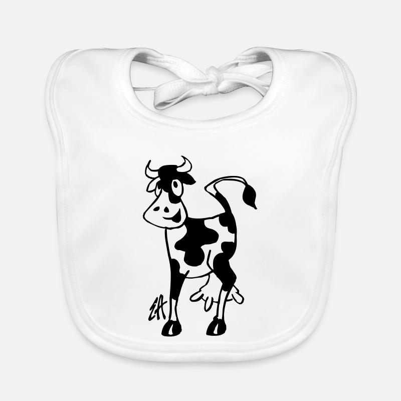 Vache Bavoir bio Bébé