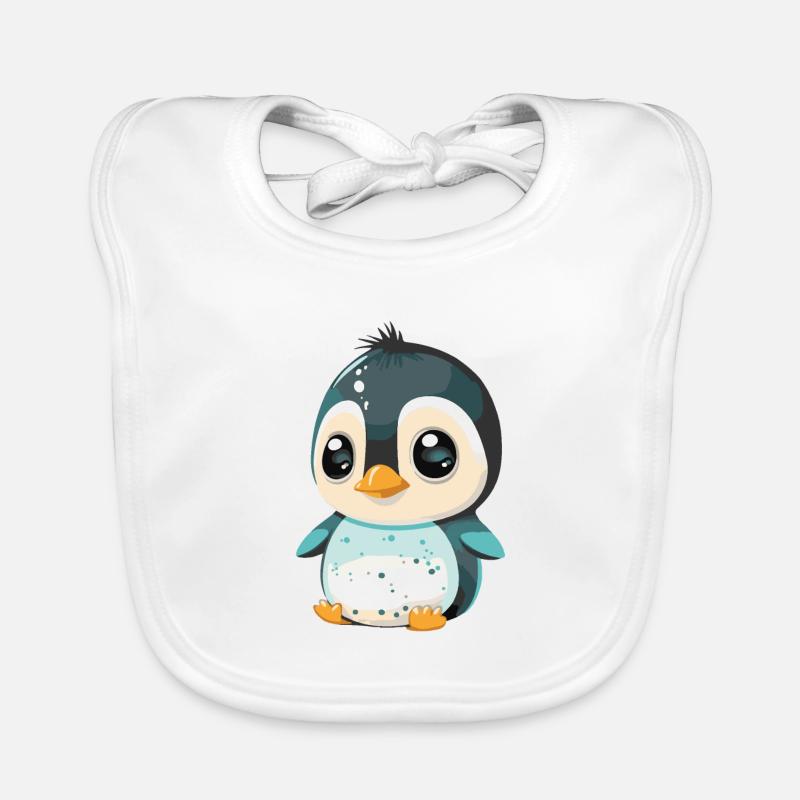 kleiner Pinguin Baby Bio-Lätzchen