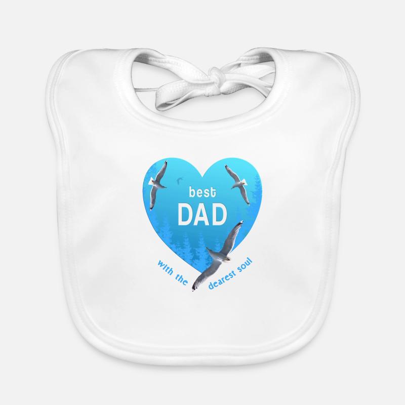 best dad daddy Baby Bio-Lätzchen