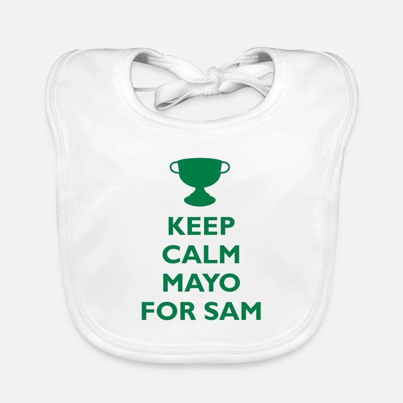 Keep Calm Mayo For Sam_ Organic Baby Bibs