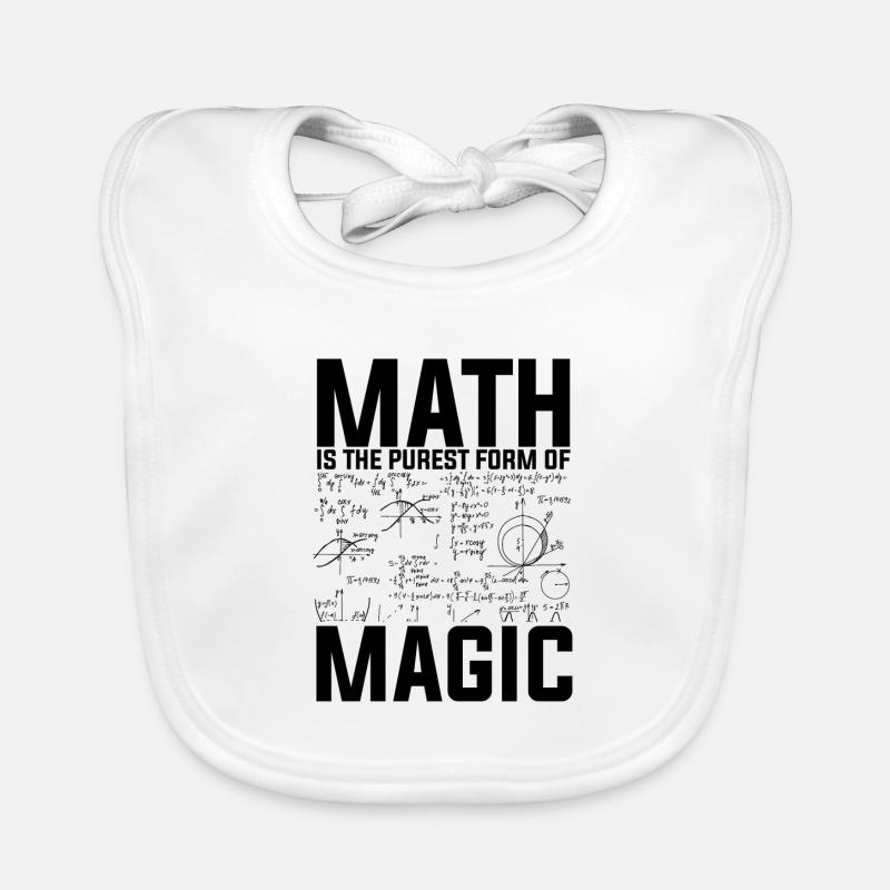 Mathematician Organic Baby Bibs