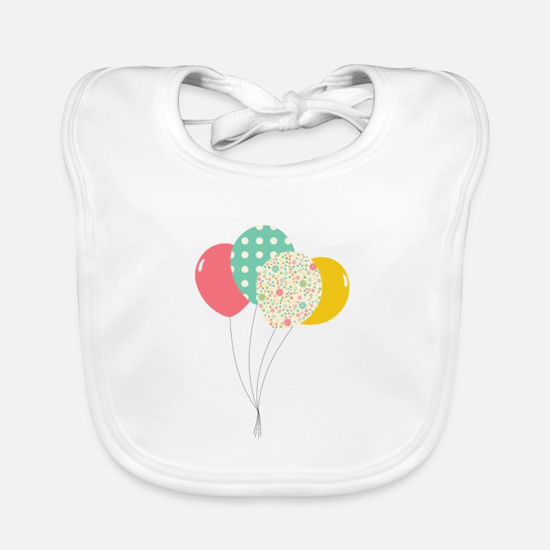 luftballons Baby Bio-Lätzchen