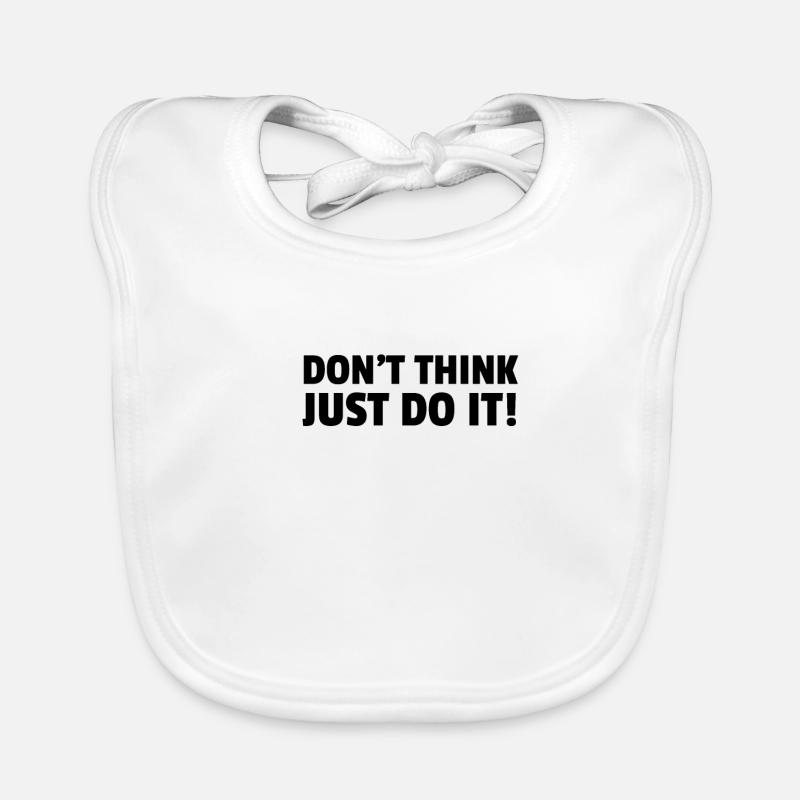 Dont Think Just Do It! Baby Bio-Lätzchen