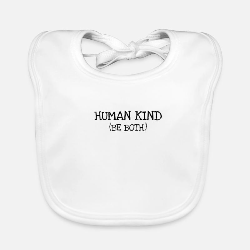 Human Kind Be Both Baby Bio-Lätzchen
