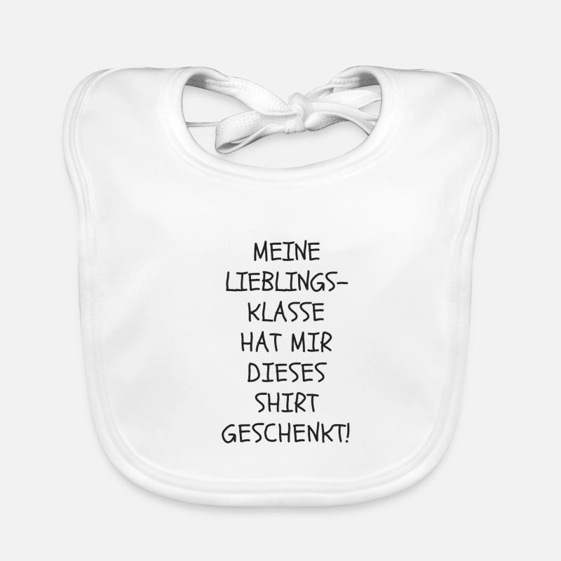 Abschiedsgeschenk Lehrer Baby Bio-Lätzchen