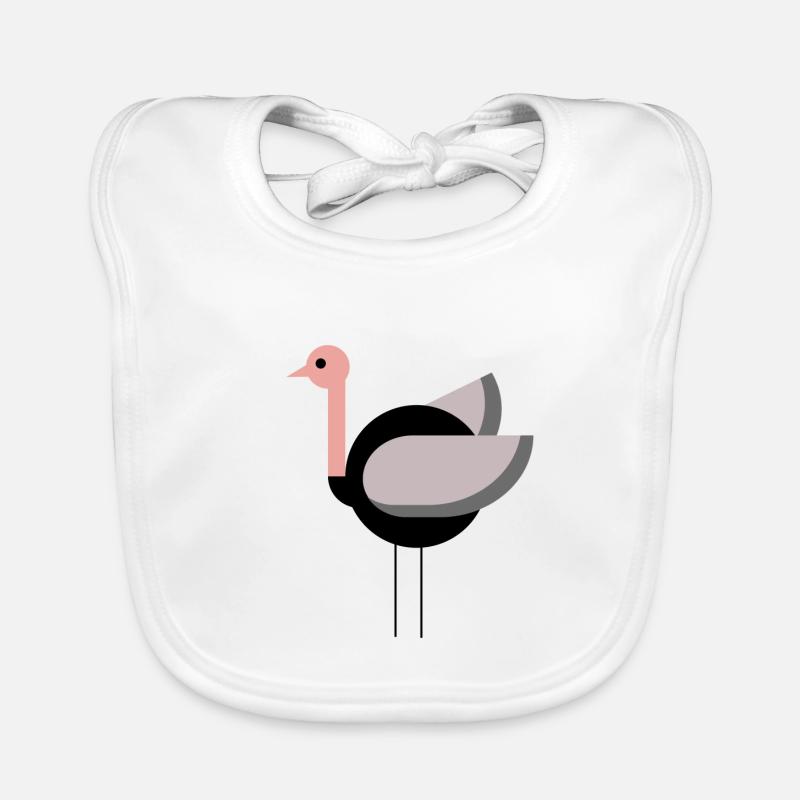 ostrich Organic Baby Bibs