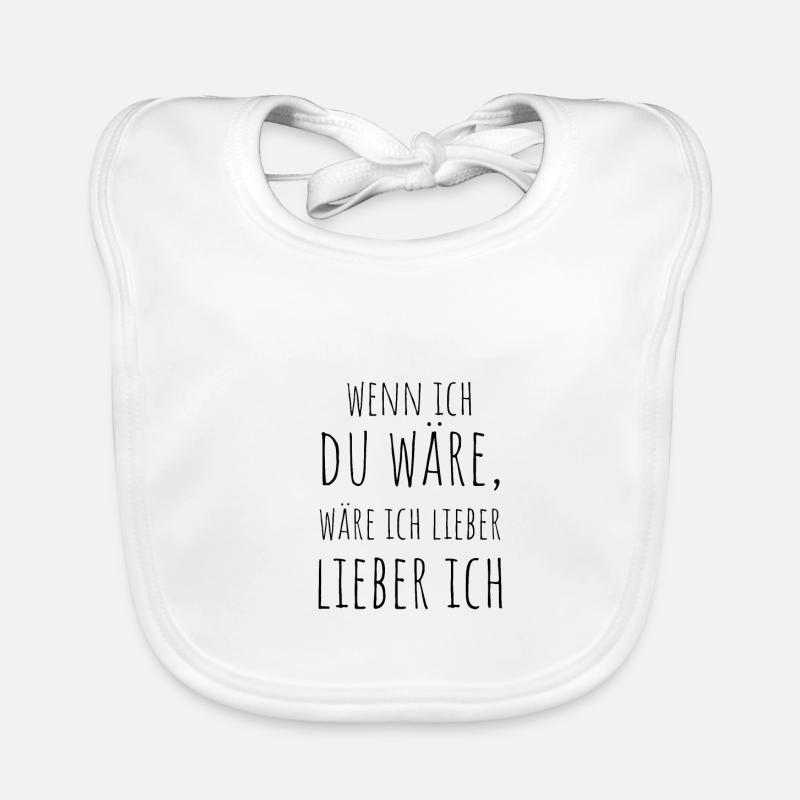 Lustiger Spruch Geschenkidee Baby Bio-Lätzchen