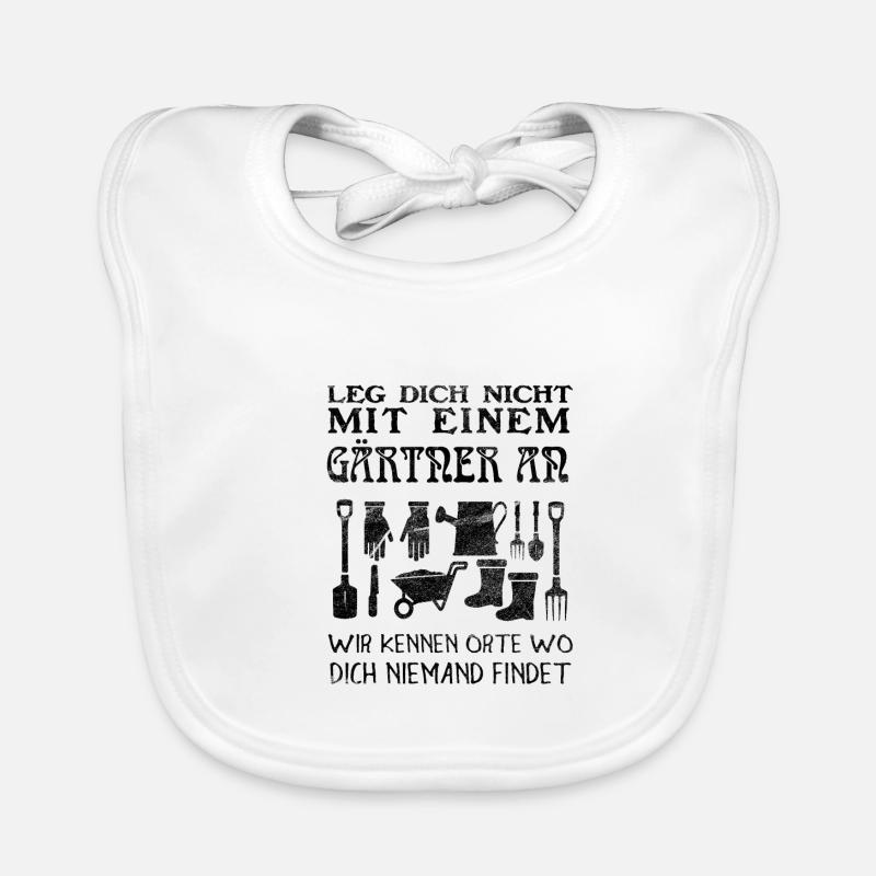Gärtner Spruch Baby Bio-Lätzchen