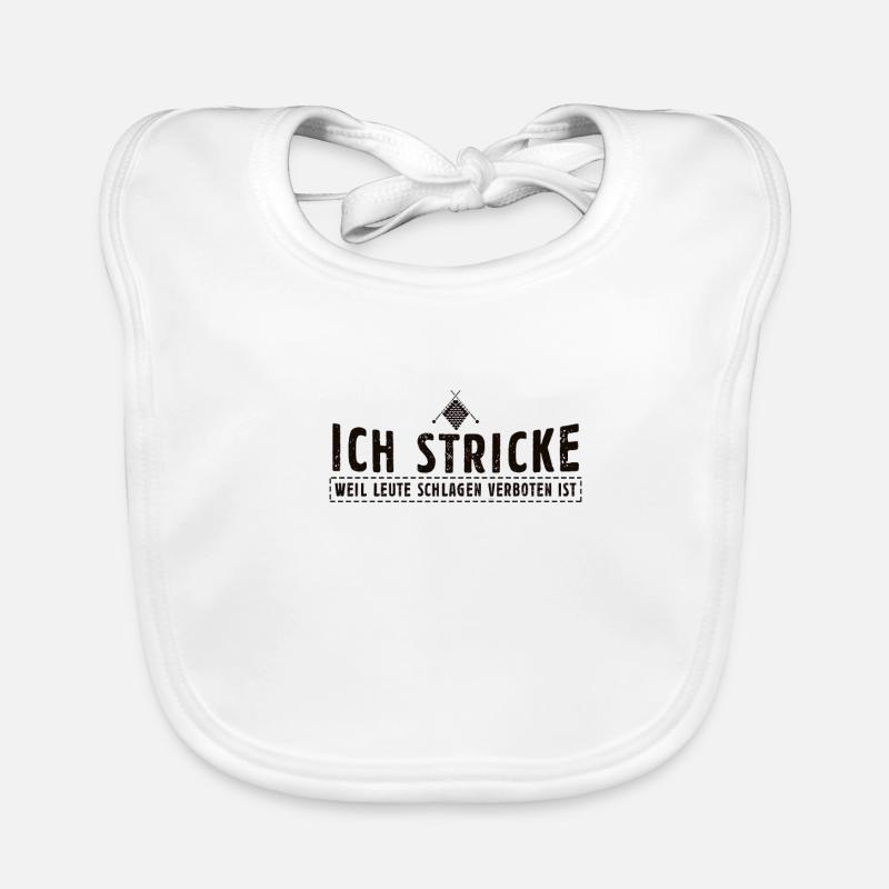 Stricken Baby Bio-Lätzchen