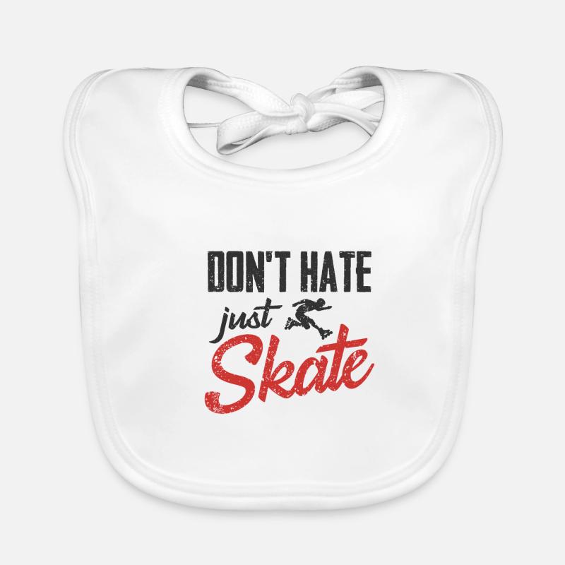 Le patin à roues alignées ne déteste pas la conception de skate pour un Bavoir bio Bébé