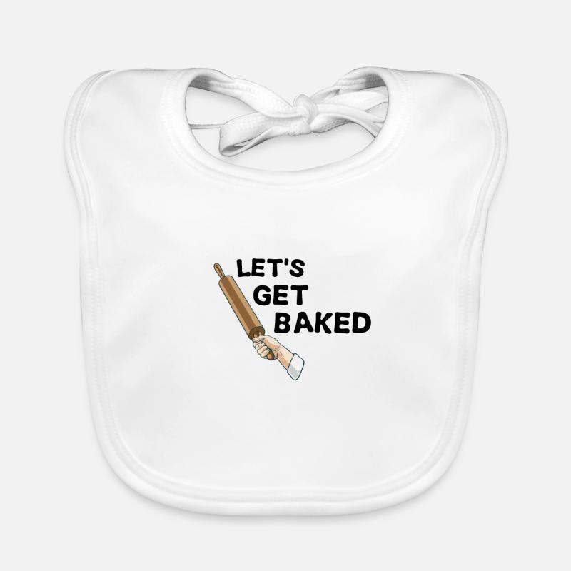 Baking biscuits patties cookies gift Organic Baby Bibs