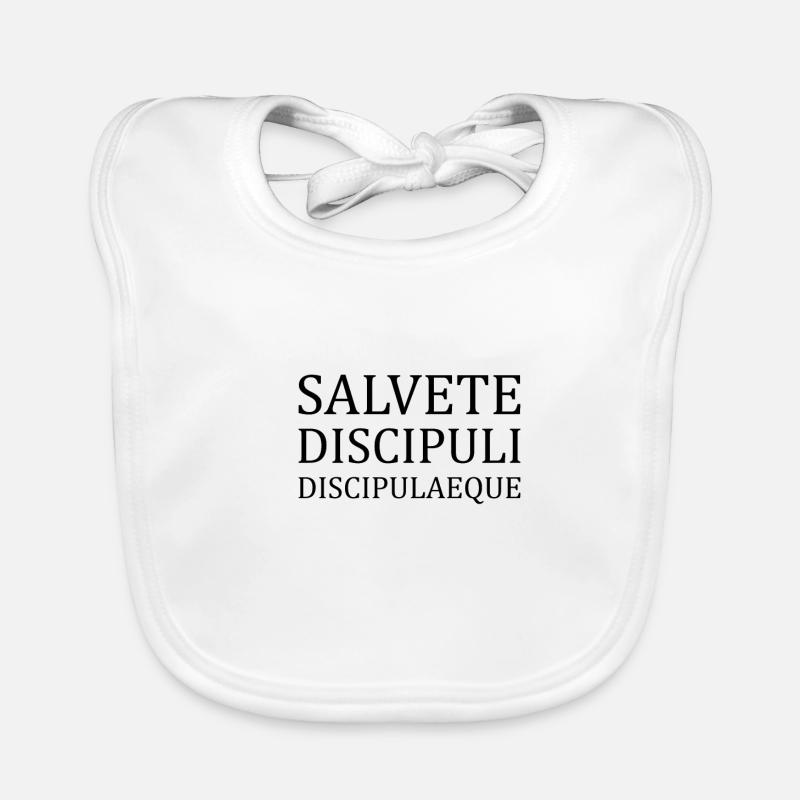 Cadeau de professeur de latin latin Bavoir bio Bébé