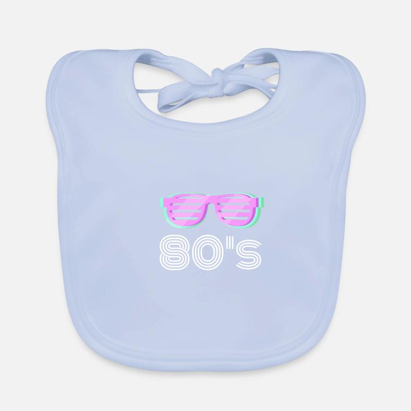 80s Organic Baby Bibs