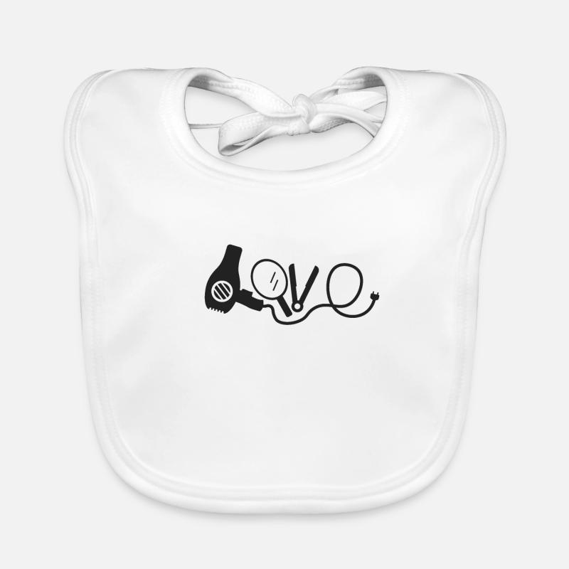 Coiffeur Coiffeur Bavoir bio Bébé