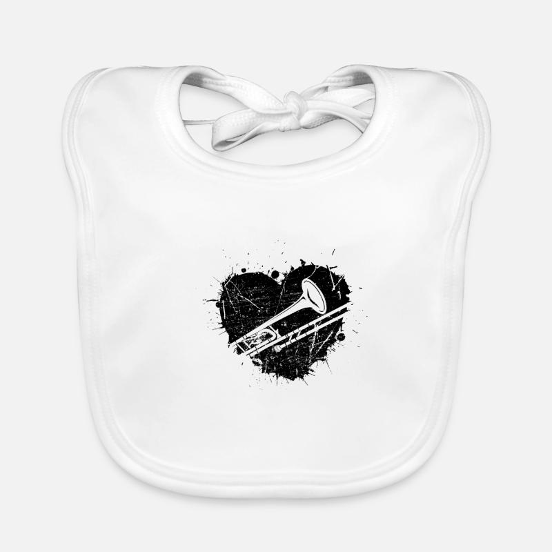 Trombone Trombone player Trombonist Organic Baby Bibs