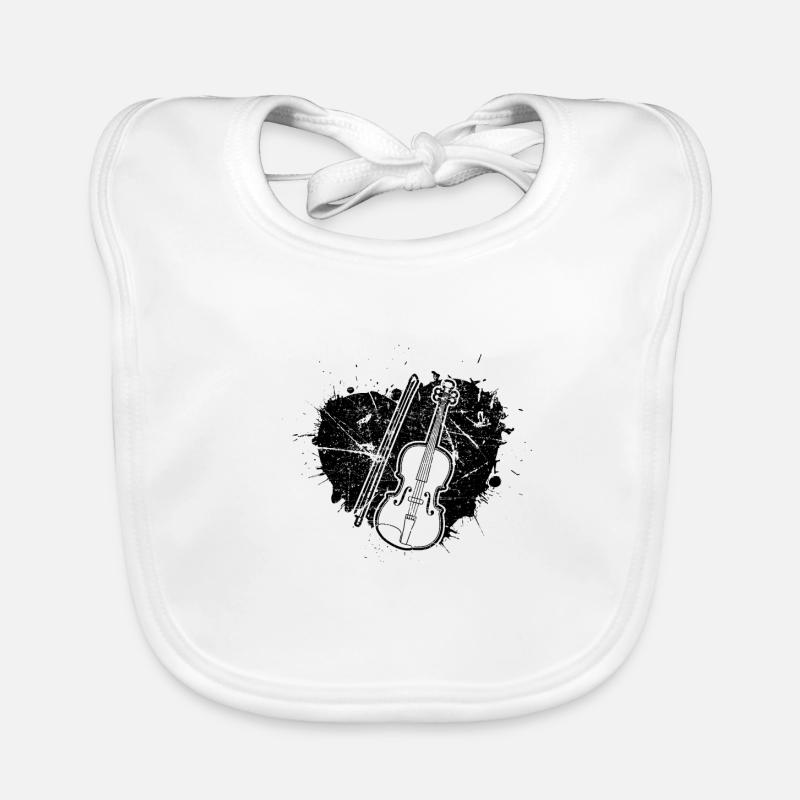 Violon Violoniste Violoniste Bavoir bio Bébé