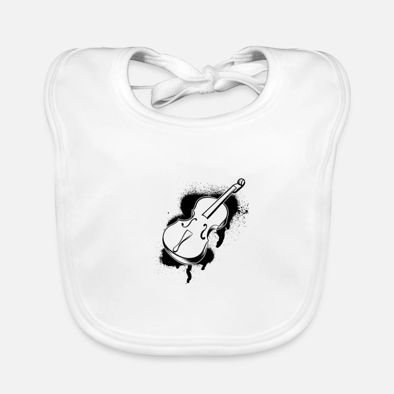 Cello player Cellist Organic Baby Bibs